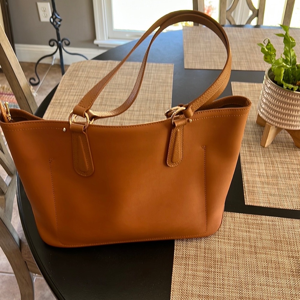Leather Longchamp Handbag